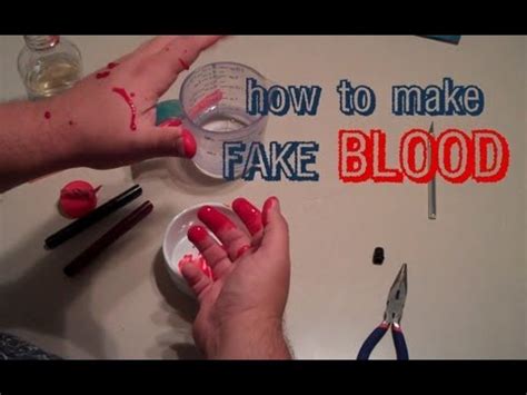 how to make fake blood that doesn't stain clothes|stage blood recipe.